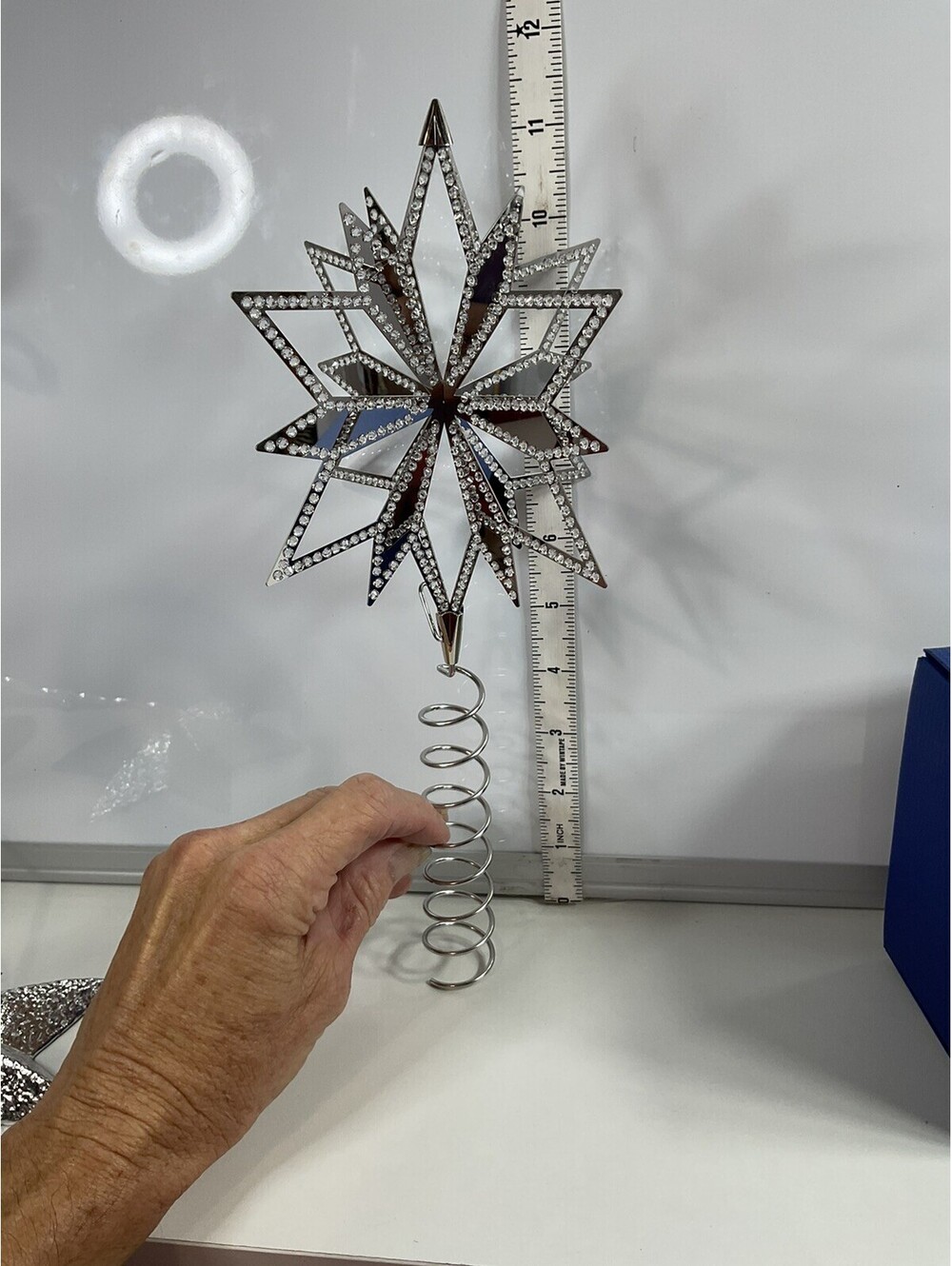 Swarovski 2014 Christmas Tree Topper/Ornament Crystal Accented Gorgeous
